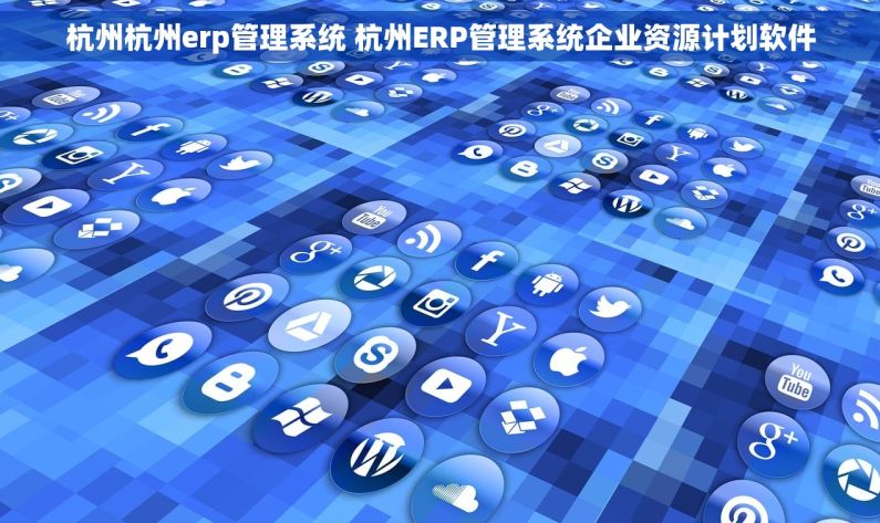杭州杭州erp管理系统 杭州ERP管理系统企业资源计划软件