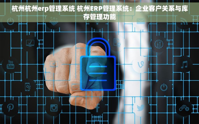 杭州杭州erp管理系统 杭州ERP管理系统：企业客户关系与库存管理功能