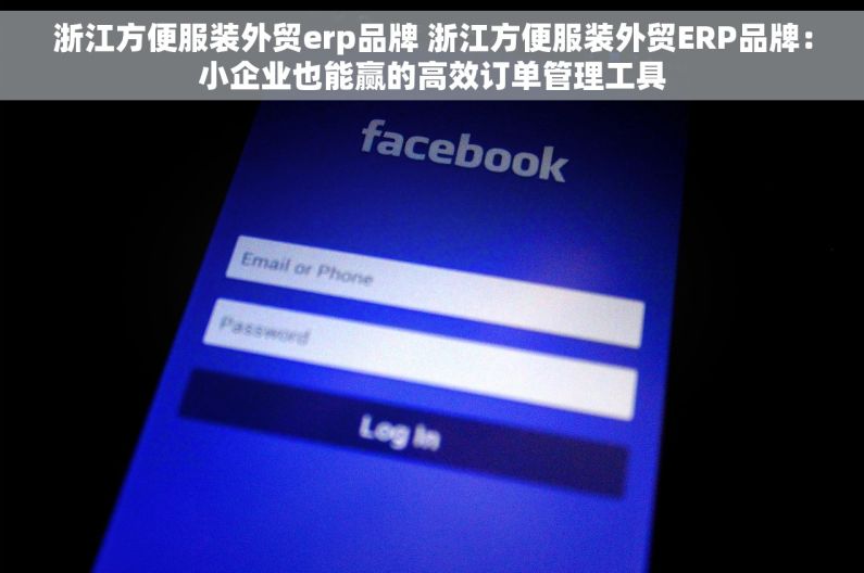 浙江方便服装外贸erp品牌 浙江方便服装外贸ERP品牌：小企业也能赢的高效订单管理工具