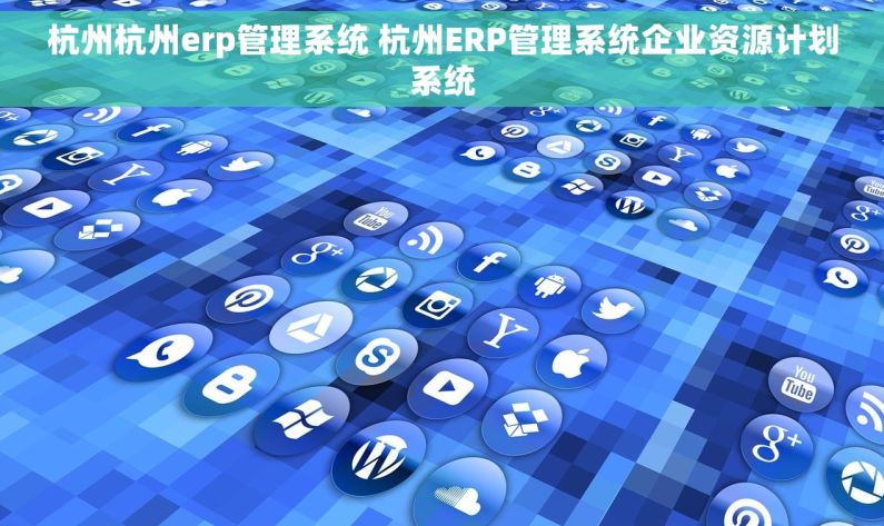 杭州杭州erp管理系统 杭州ERP管理系统企业资源计划系统