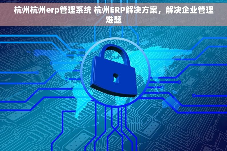 杭州杭州erp管理系统 杭州ERP解决方案，解决企业管理难题