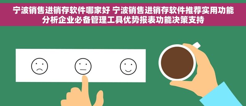 宁波销售进销存软件哪家好 宁波销售进销存软件推荐实用功能分析企业必备管理工具优势报表功能决策支持