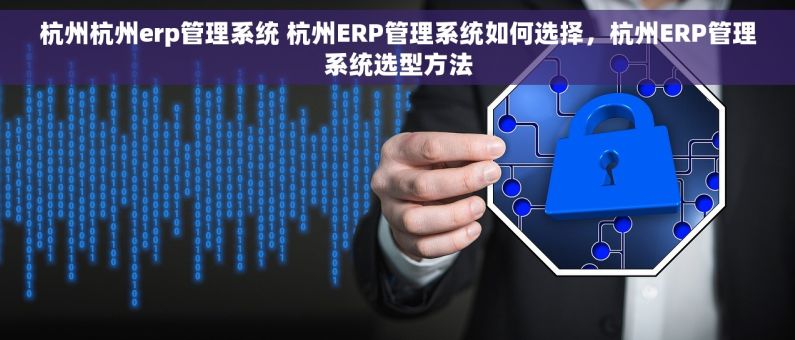 杭州杭州erp管理系统 杭州ERP管理系统如何选择，杭州ERP管理系统选型方法