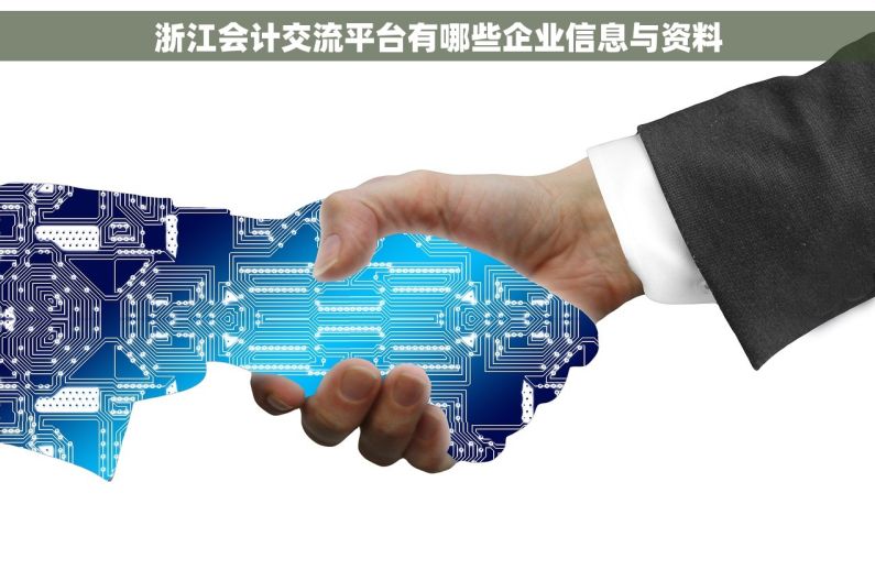 浙江会计交流平台有哪些企业信息与资料