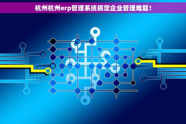 杭州杭州erp管理系统搞定企业管理难题！