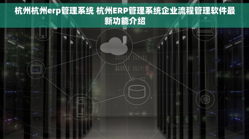 杭州杭州erp管理系统 杭州ERP管理系统企业流程管理软件最新功能介绍
