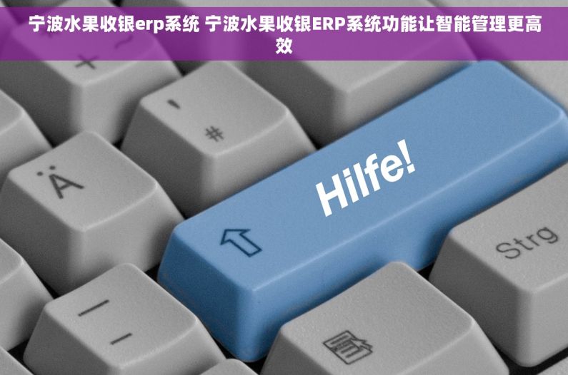 宁波水果收银erp系统 宁波水果收银ERP系统功能让智能管理更高效