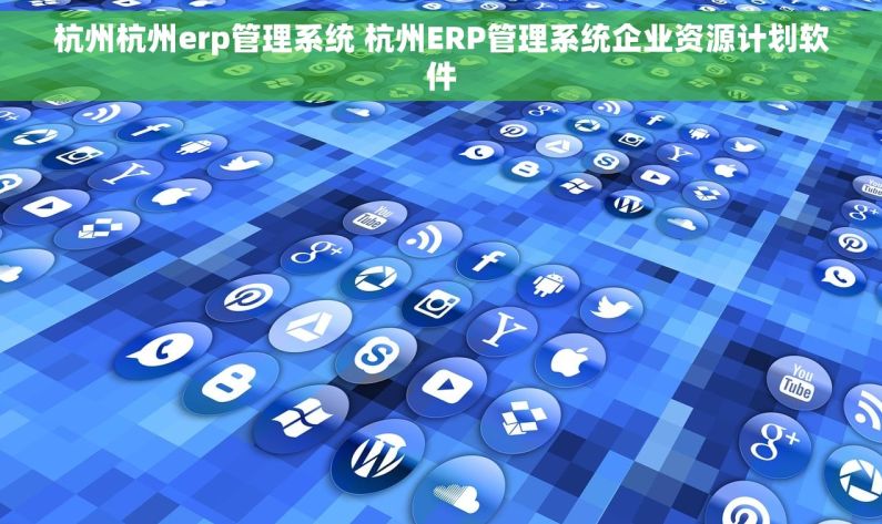 杭州杭州erp管理系统 杭州ERP管理系统企业资源计划软件