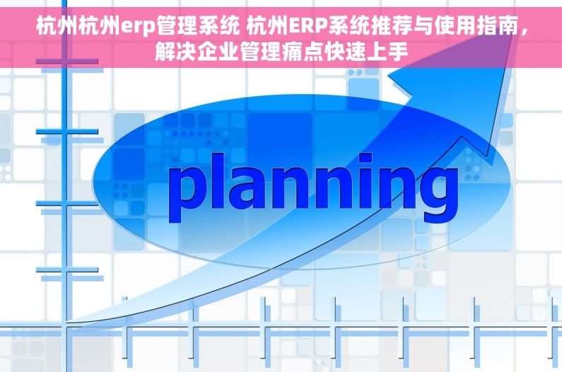杭州杭州erp管理系统 杭州ERP系统推荐与使用指南，解决企业管理痛点快速上手