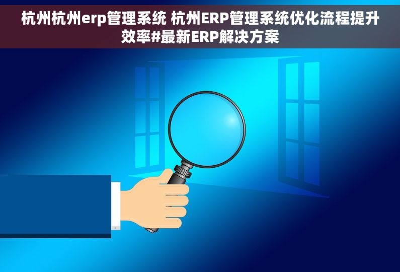 杭州杭州erp管理系统 杭州ERP管理系统优化流程提升效率#最新ERP解决方案