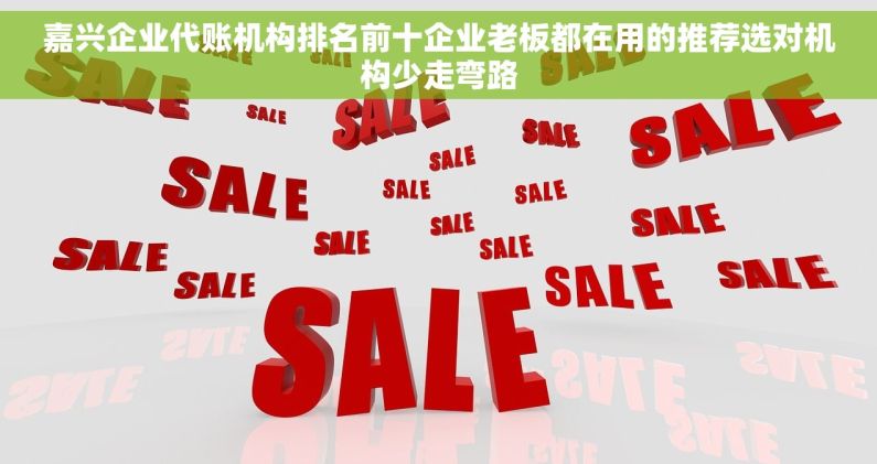 嘉兴企业代账机构排名前十企业老板都在用的推荐选对机构少走弯路