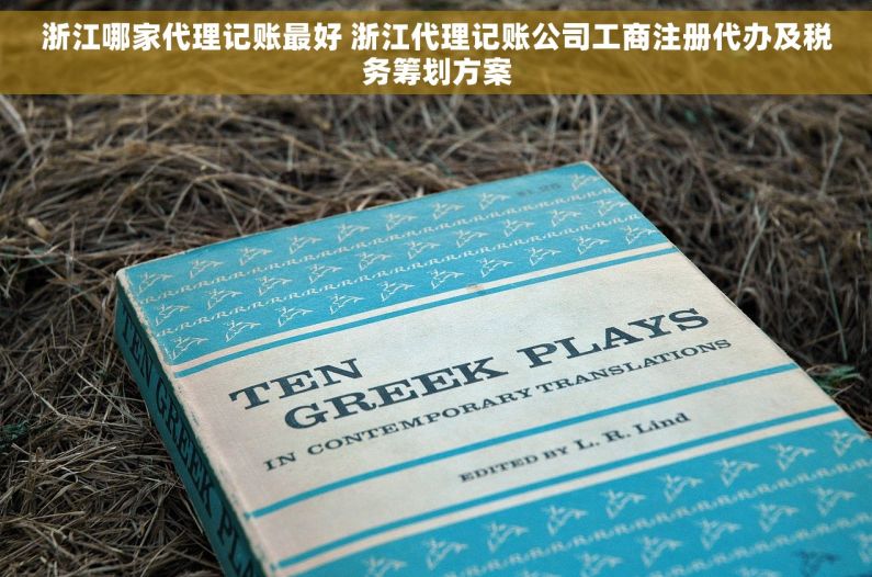 浙江哪家代理记账最好 浙江代理记账公司工商注册代办及税务筹划方案
