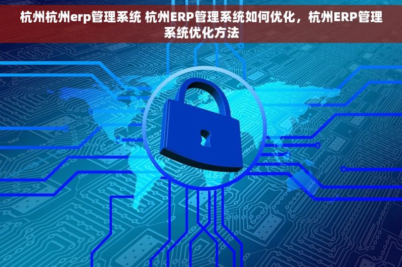 杭州杭州erp管理系统 杭州ERP管理系统如何优化，杭州ERP管理系统优化方法