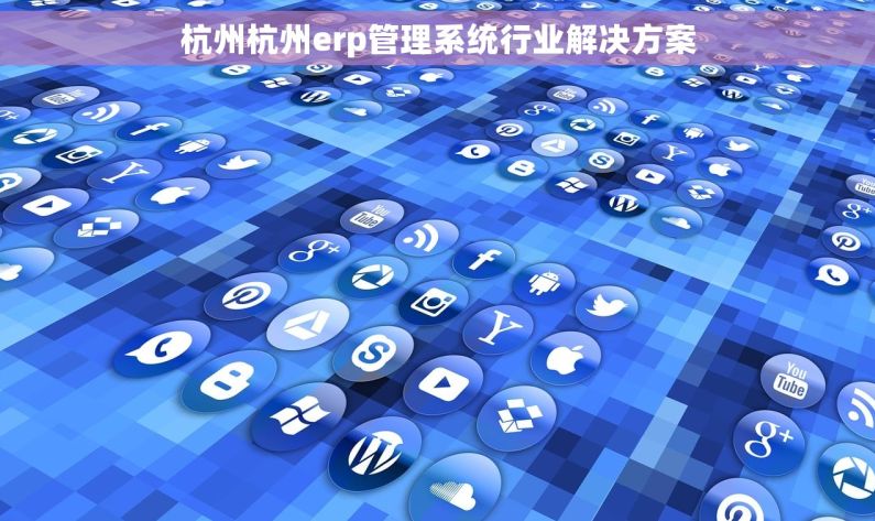 杭州杭州erp管理系统行业解决方案