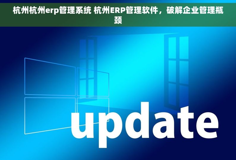 杭州杭州erp管理系统 杭州ERP管理软件，破解企业管理瓶颈
