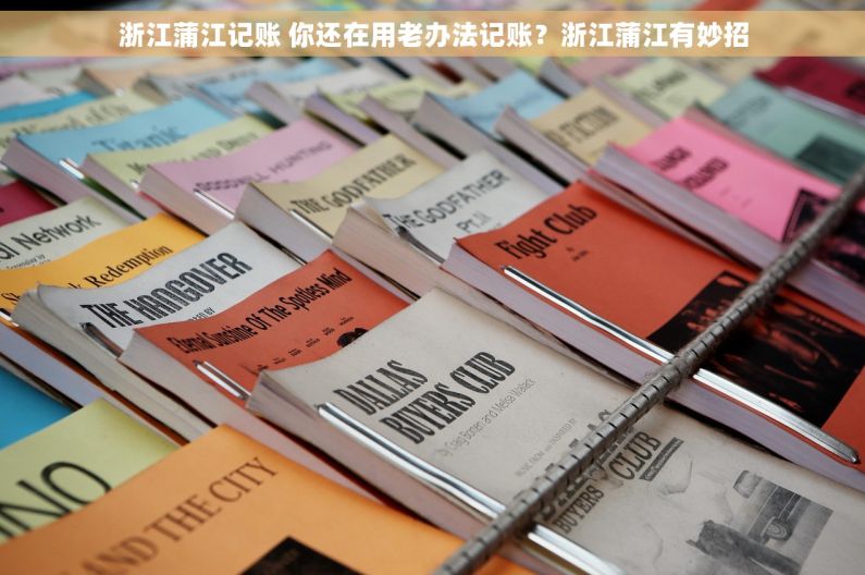 浙江蒲江记账 你还在用老办法记账？浙江蒲江有妙招
