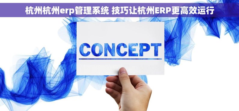 杭州杭州erp管理系统 技巧让杭州ERP更高效运行