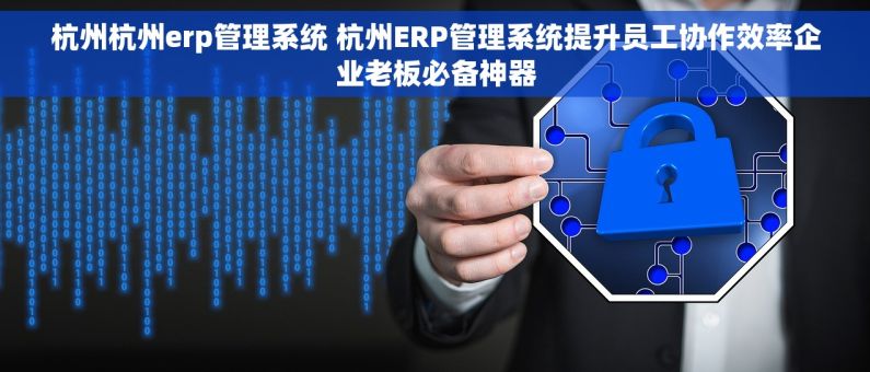 杭州杭州erp管理系统 杭州ERP管理系统提升员工协作效率企业老板必备神器