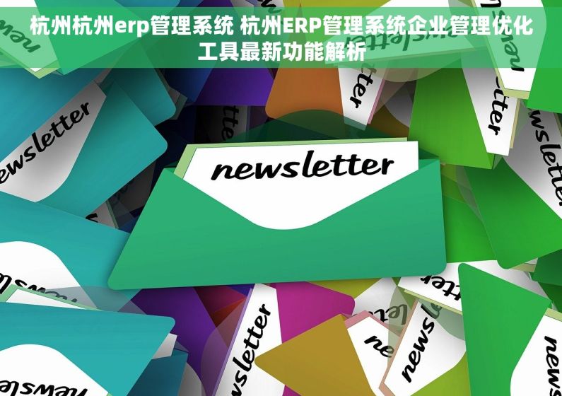 杭州杭州erp管理系统 杭州ERP管理系统企业管理优化工具最新功能解析
