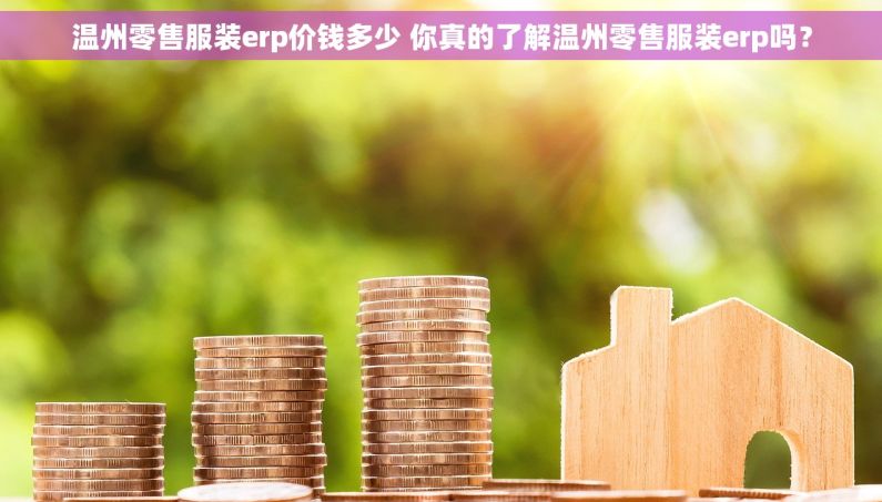 温州零售服装erp价钱多少 你真的了解温州零售服装erp吗？