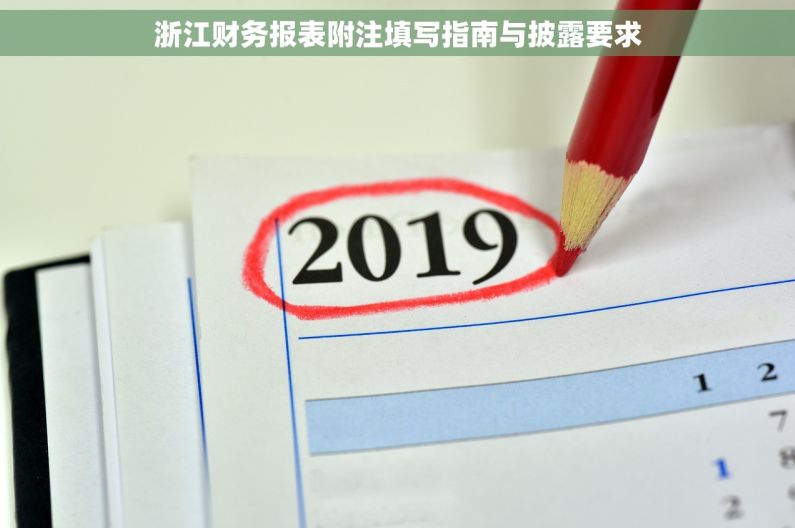 浙江财务报表附注填写指南与披露要求