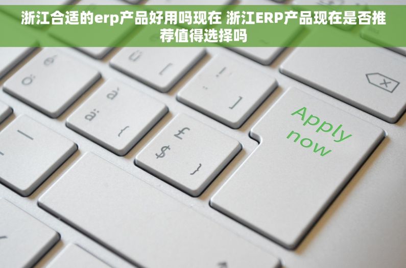 浙江合适的erp产品好用吗现在 浙江ERP产品现在是否推荐值得选择吗