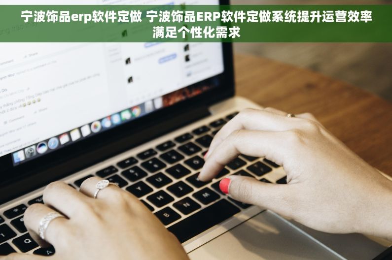 宁波饰品erp软件定做 宁波饰品ERP软件定做系统提升运营效率满足个性化需求