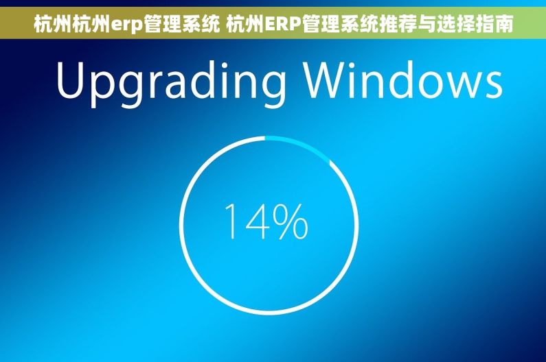 杭州杭州erp管理系统 杭州ERP管理系统推荐与选择指南