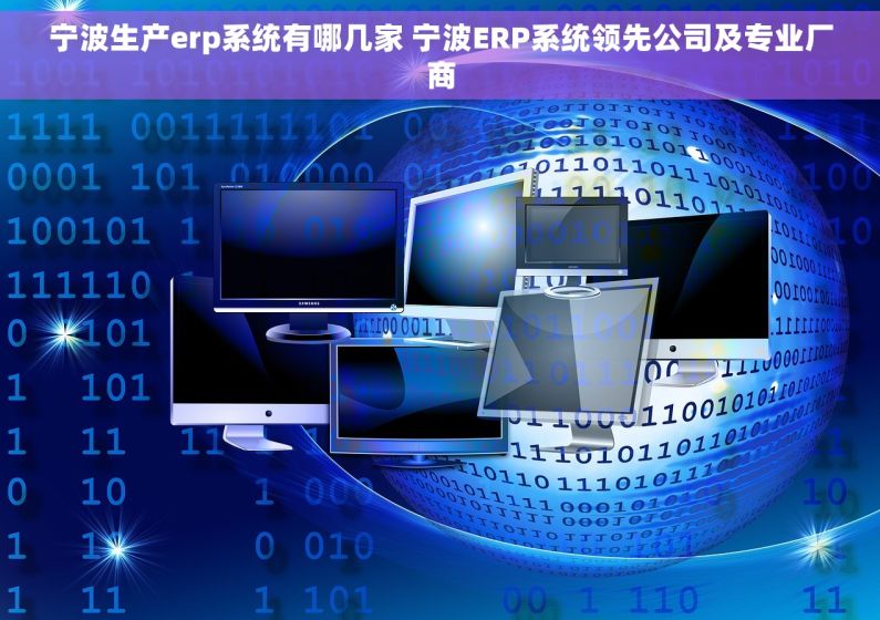 宁波生产erp系统有哪几家 宁波ERP系统领先公司及专业厂商