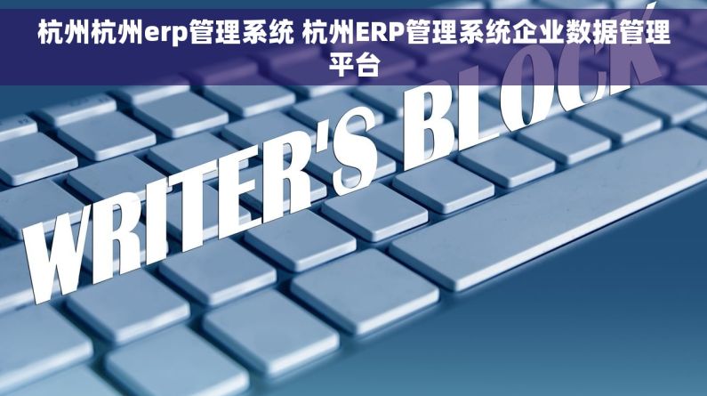 杭州杭州erp管理系统 杭州ERP管理系统企业数据管理平台