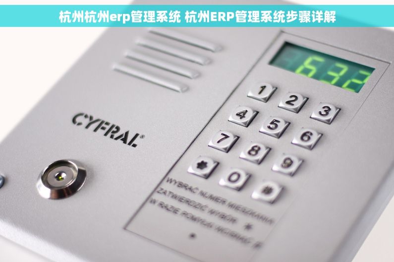 杭州杭州erp管理系统 杭州ERP管理系统步骤详解
