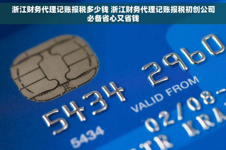浙江财务代理记账报税多少钱 浙江财务代理记账报税初创公司必备省心又省钱