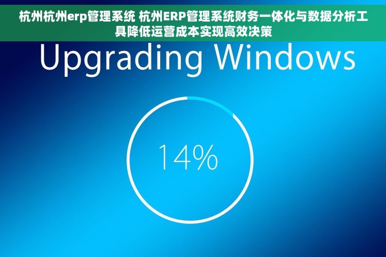 杭州杭州erp管理系统 杭州ERP管理系统财务一体化与数据分析工具降低运营成本实现高效决策
