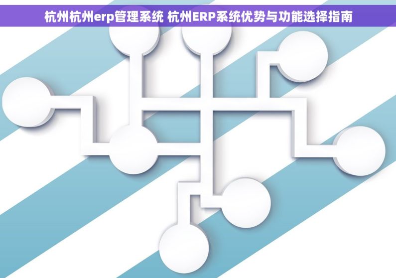 杭州杭州erp管理系统 杭州ERP系统优势与功能选择指南