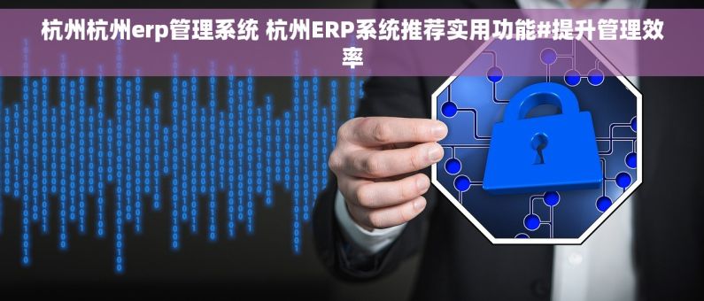 杭州杭州erp管理系统 杭州ERP系统推荐实用功能#提升管理效率