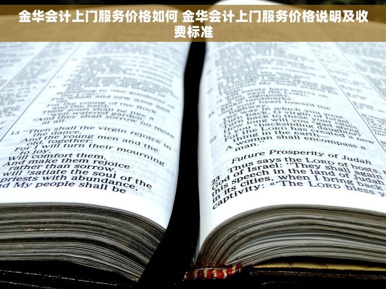 金华会计上门服务价格如何 金华会计上门服务价格说明及收费标准