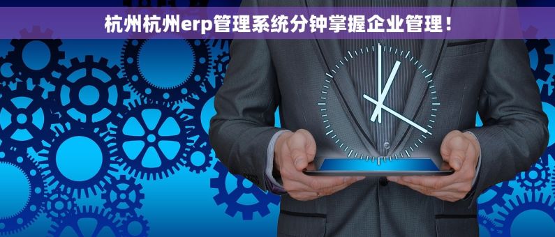 杭州杭州erp管理系统分钟掌握企业管理！