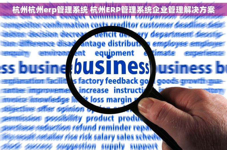 杭州杭州erp管理系统 杭州ERP管理系统企业管理解决方案