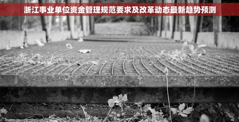 浙江事业单位资金管理规范要求及改革动态最新趋势预测