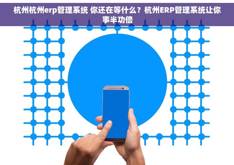 杭州杭州erp管理系统 你还在等什么？杭州ERP管理系统让你事半功倍