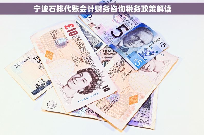 宁波石排代账会计财务咨询税务政策解读