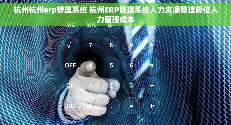 杭州杭州erp管理系统 杭州ERP管理系统人力资源管理降低人力管理成本