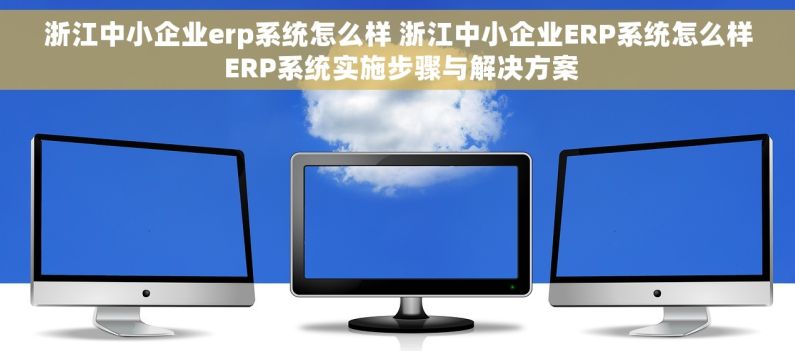 浙江中小企业erp系统怎么样 浙江中小企业ERP系统怎么样 ERP系统实施步骤与解决方案