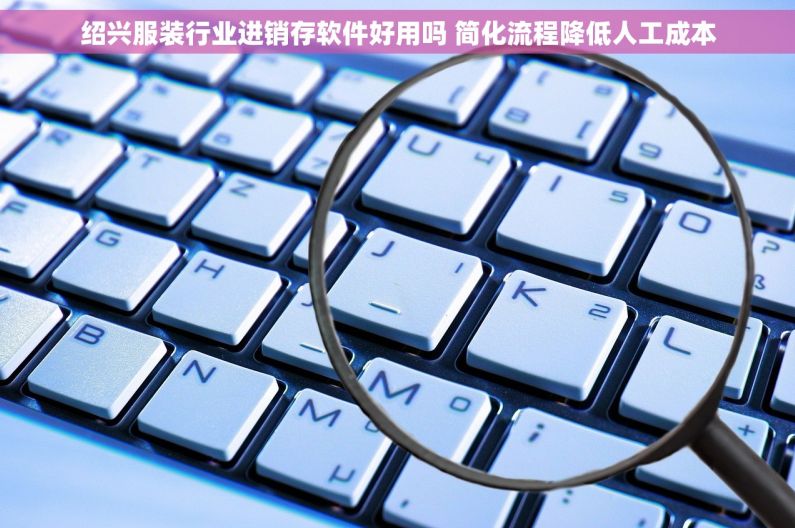 绍兴服装行业进销存软件好用吗 简化流程降低人工成本