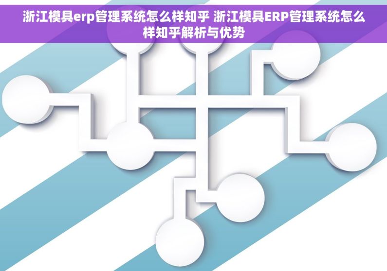 浙江模具erp管理系统怎么样知乎 浙江模具ERP管理系统怎么样知乎解析与优势