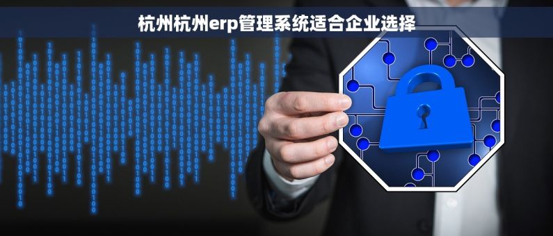 杭州杭州erp管理系统适合企业选择