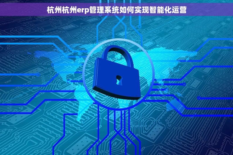 杭州杭州erp管理系统如何实现智能化运营