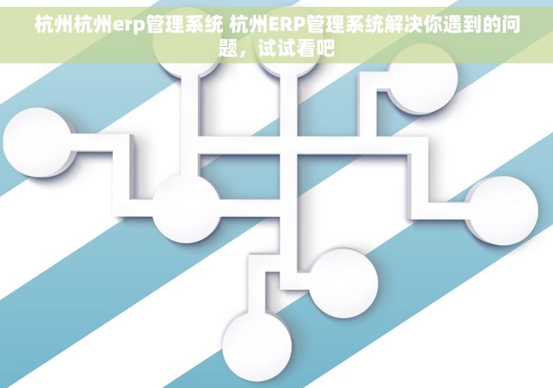 杭州杭州erp管理系统 杭州ERP管理系统解决你遇到的问题，试试看吧