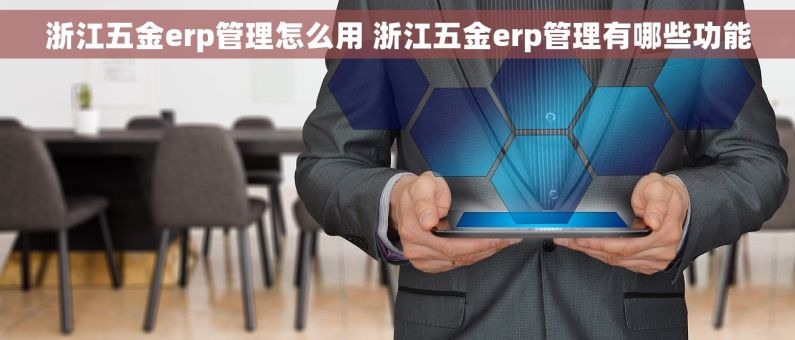浙江五金erp管理怎么用 浙江五金erp管理有哪些功能
