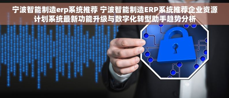 宁波智能制造erp系统推荐 宁波智能制造ERP系统推荐企业资源计划系统最新功能升级与数字化转型助手趋势分析